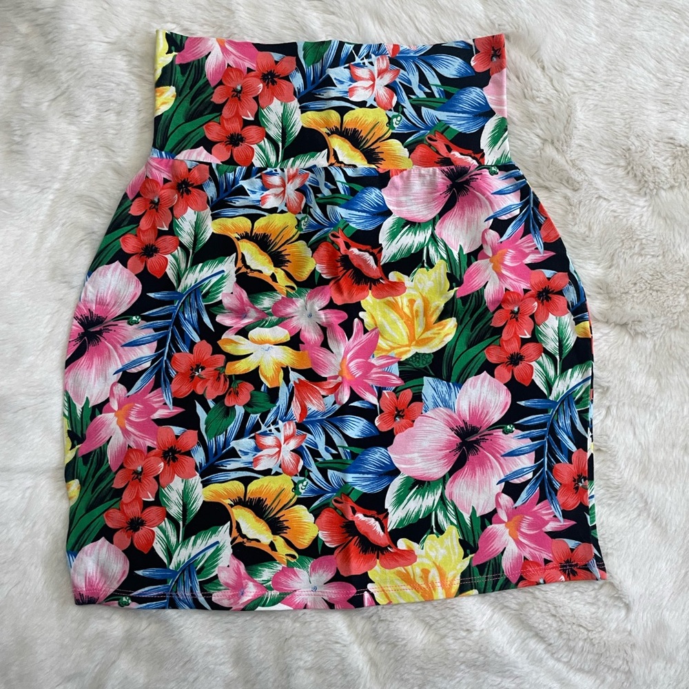 Floral Print Women's Skirt